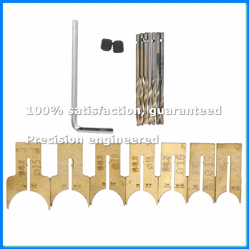 Drill Bits - Набор фрез для деревянных бусин, 24