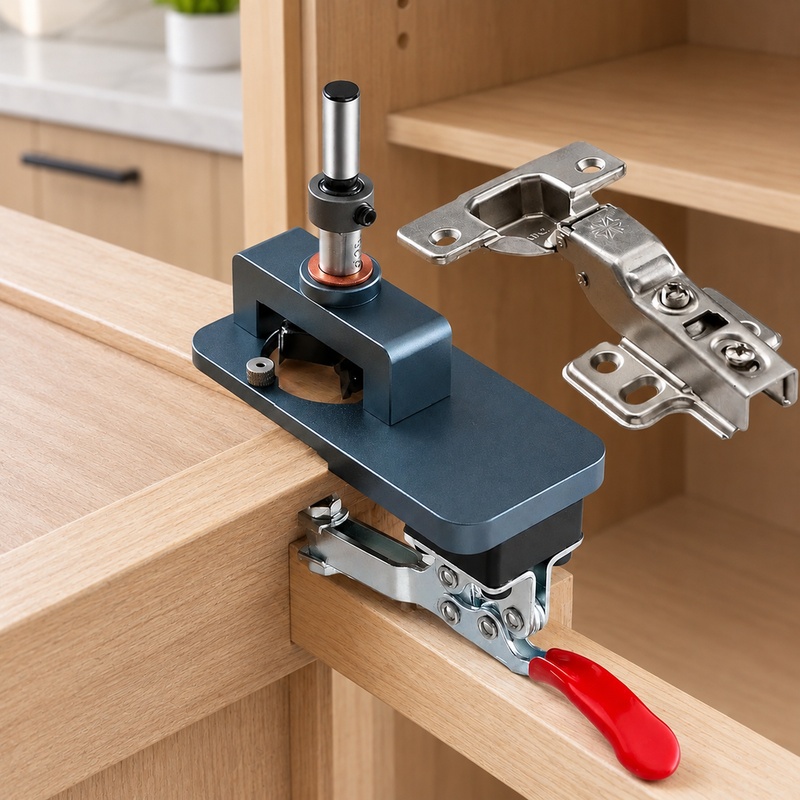 Cabinet Hinges - Точная направляющая для сверления с регулируемой