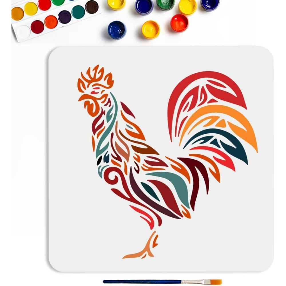 Paint Brush - Трафарет для курицы 11,8 × 11,8