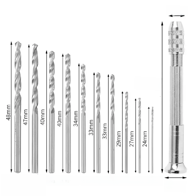 Мини-дрель ручная 0.8-3.0 мм,  – обзор и цена Drill Bits